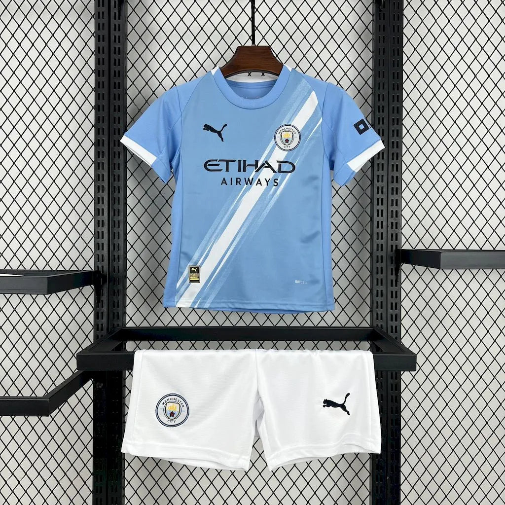 Manchester City Principal Kit Criança 25-26