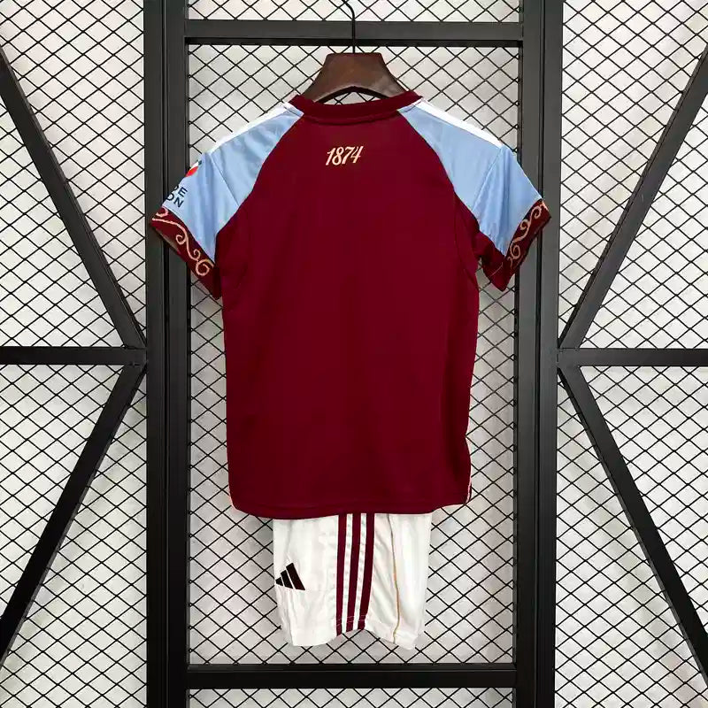 Aston Villa Principal Kit Criança 25-26