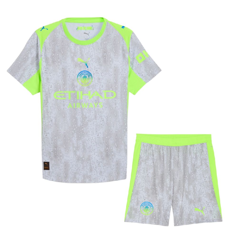 Manchester City Alternativa Kit Criança 25-26