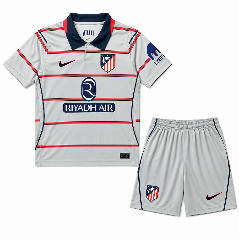 Atlético Madrid Alternativa Kit Criança 26-27
