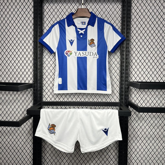 Real Sociedad Principal Kit Criança 24-25