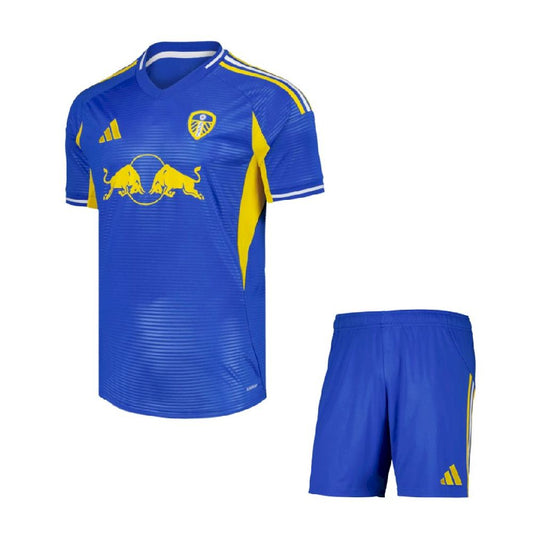 Leeds United Secundária Kit Criança 25-26