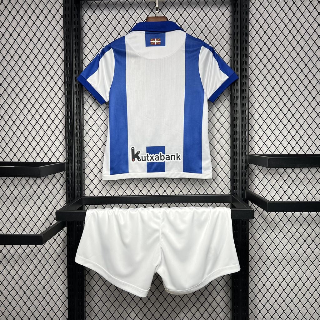 Real Sociedad Principal Kit Criança 24-25