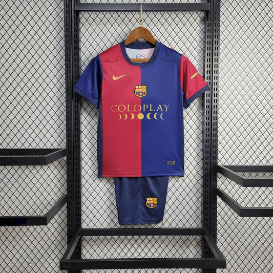 Barcelona x Coldplay Kit Criança - Edição Especial 24-25