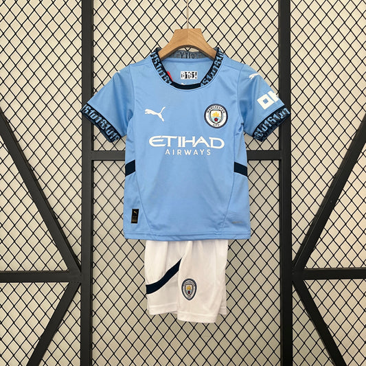 Manchester City Principal Kit Criança 24-25