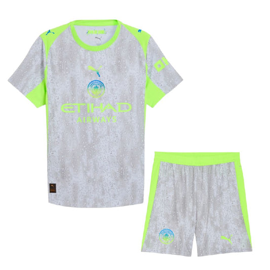 Manchester City Alternativa Kit Criança 25-26