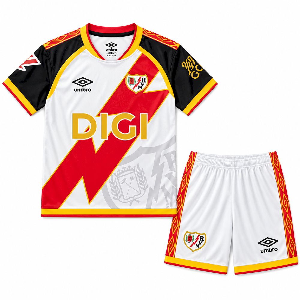Rayo Vallecano Principal Kit Criança 26-27
