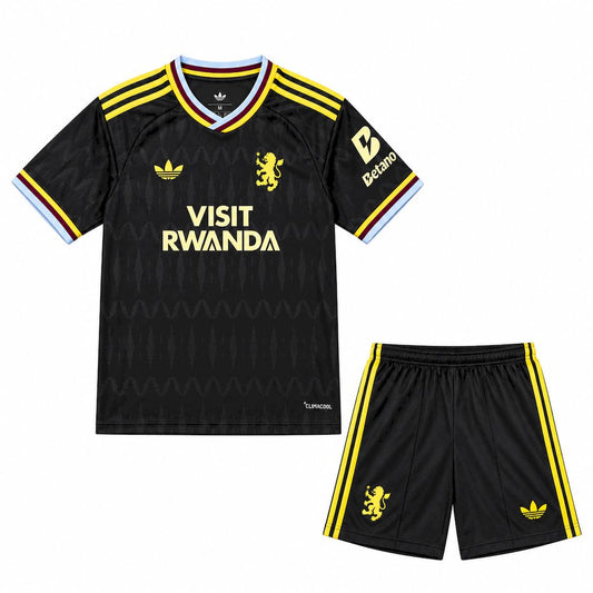 Aston Villa Secundária Kit Criança 26-27