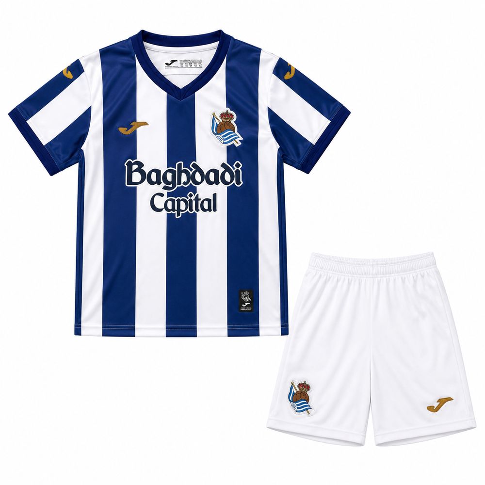 Real Sociedad Principal Kit Criança 26-27