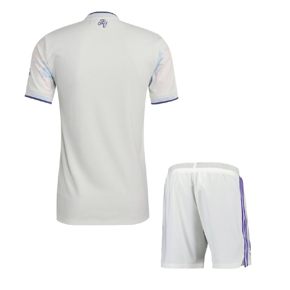 Aston Villa Alternativa Kit Criança 25-26