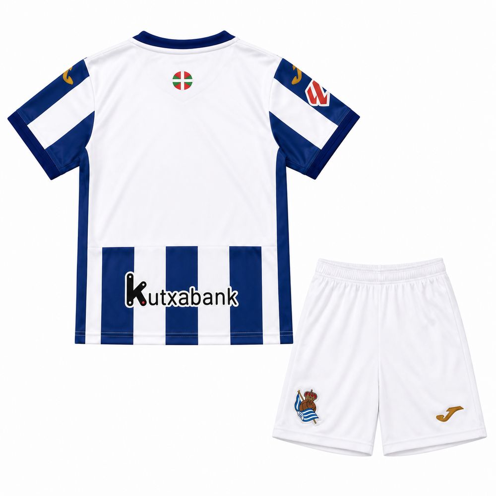 Real Sociedad Principal Kit Criança 26-27