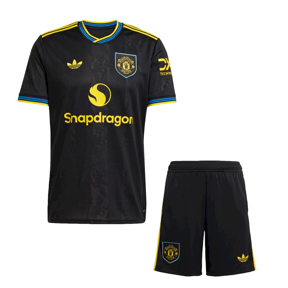 Manchester United Alternativa Kit Criança 25-26