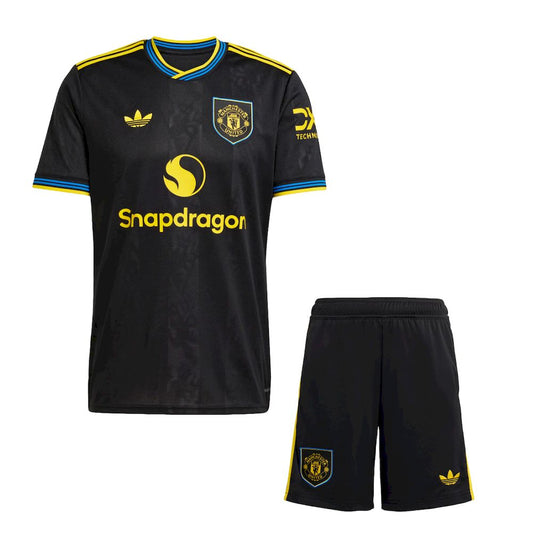 Manchester United Alternativa Kit Criança 25-26