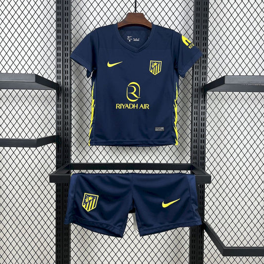 Atlético Madrid Secundária Kit Criança 25-26