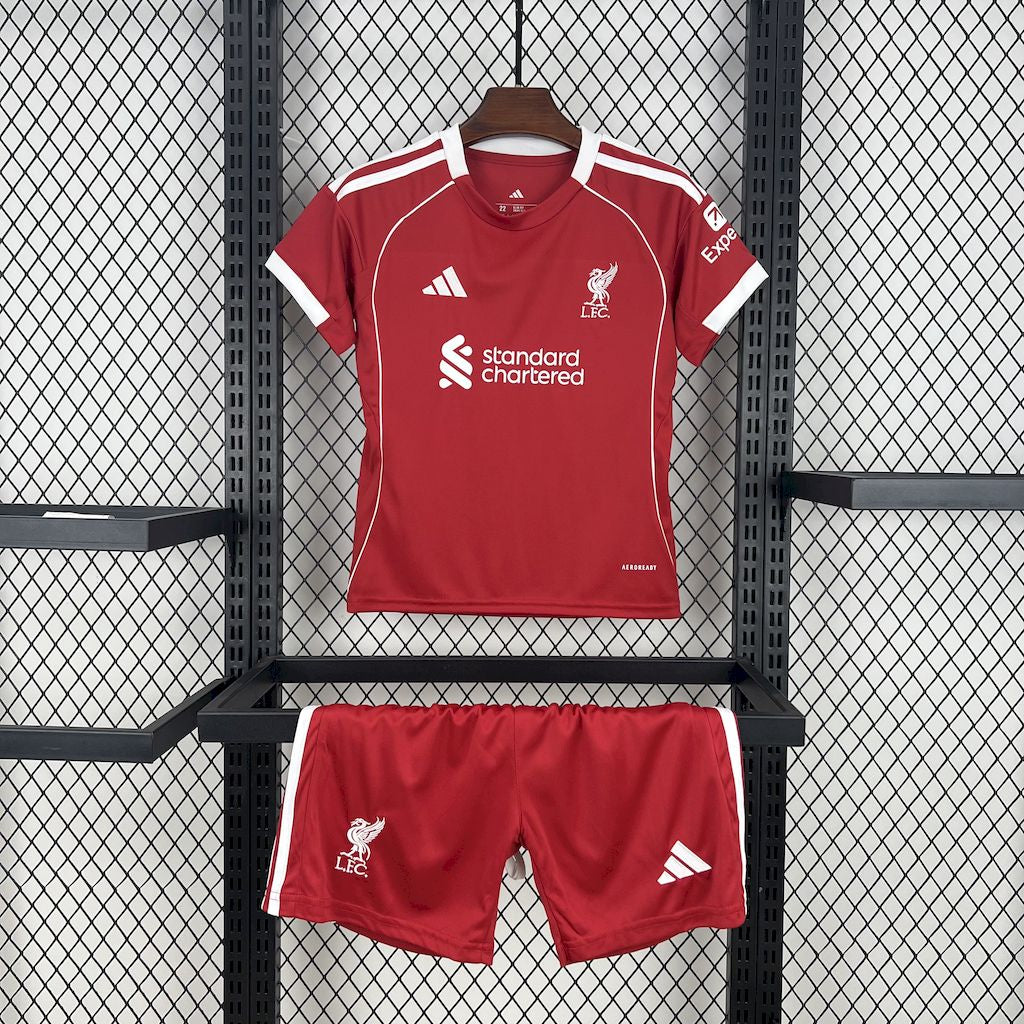 Liverpool Principal Kit Criança 25-26