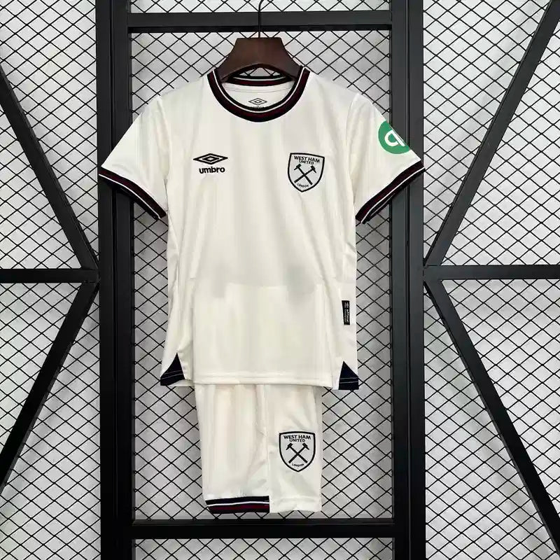 West Ham Secundária Kit Criança 25-26
