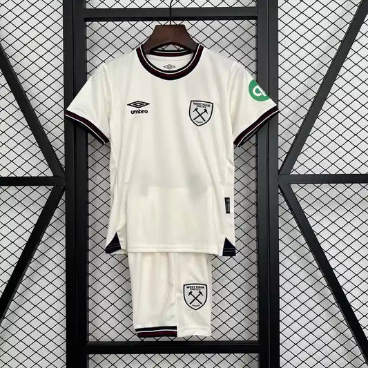 West Ham Secundária Kit Criança 25-26